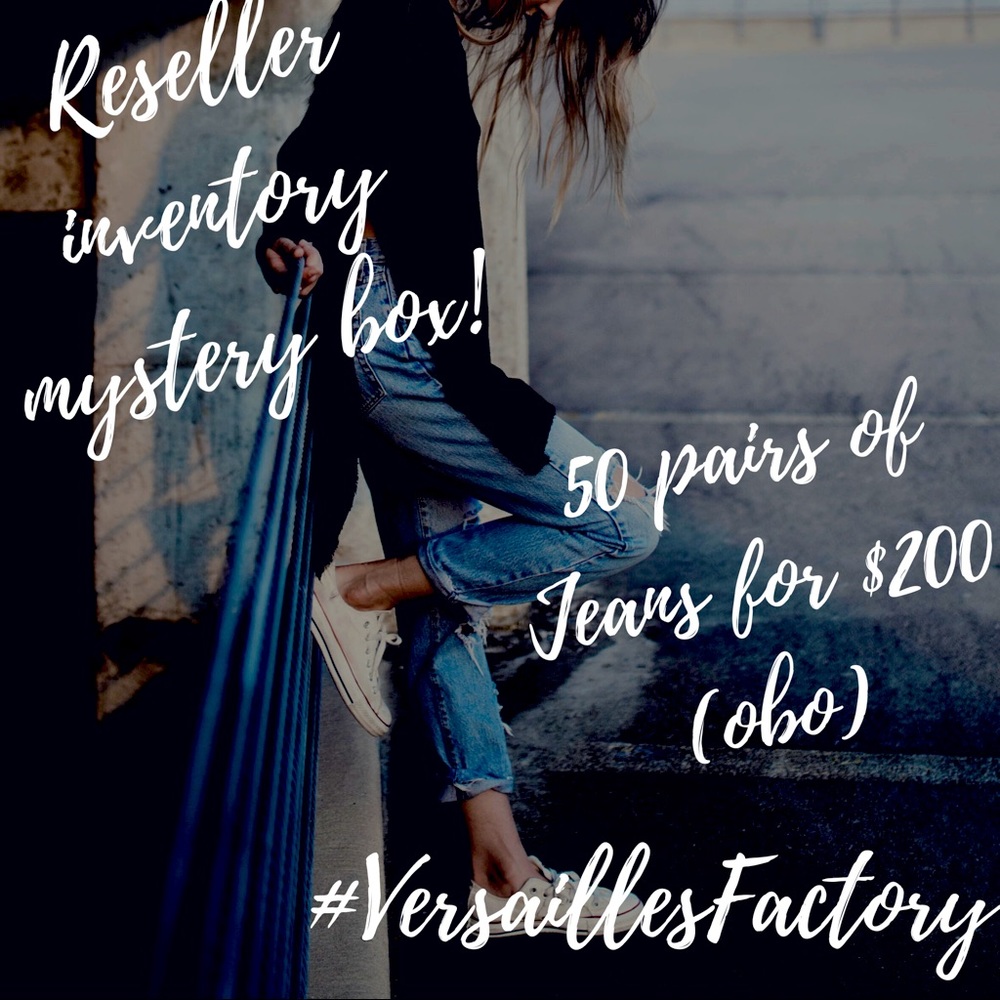 Reseller mystery box 50 pairs of jeans AE Levi’s
